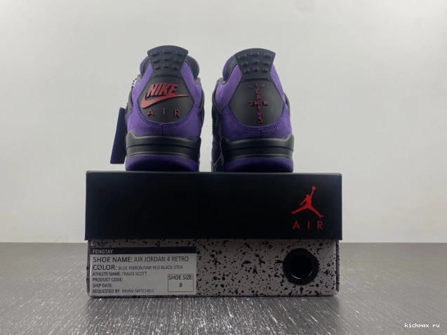 Rep MAX Scott 4 Suede x Purple Air Travis Jordan 0816